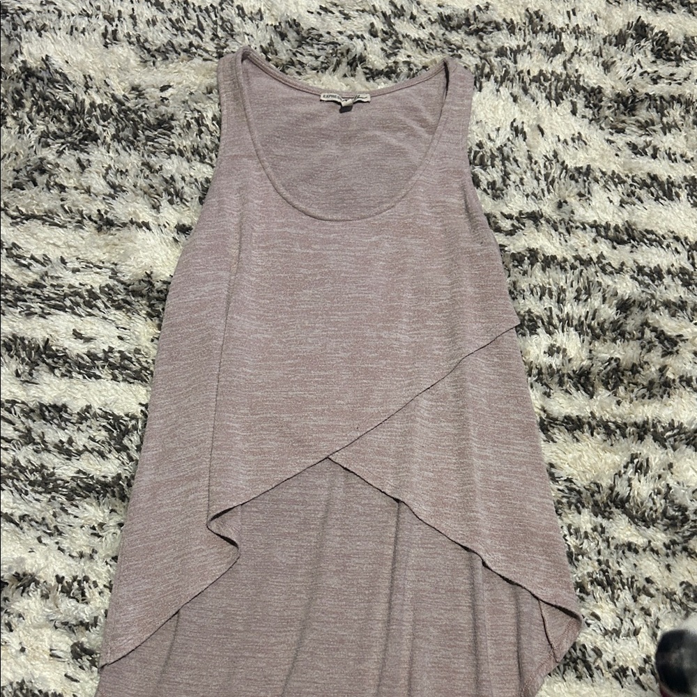 Express Mauve Layered Tank Top
